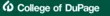 Logo for College of DuPage