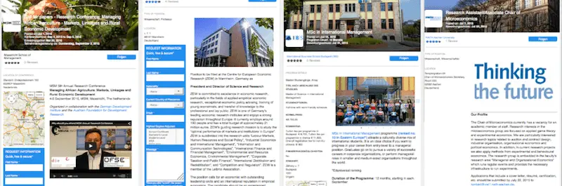 
          Do visuals work? Or: How to make your announcements more attractive.
  