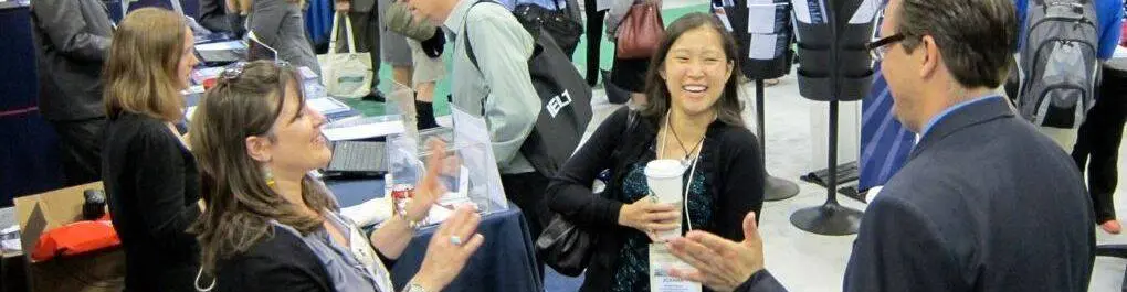 
          Networking at an Academic Conference
  