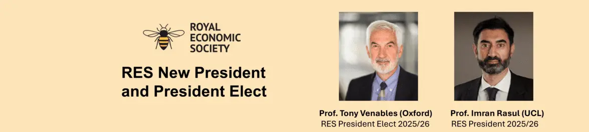 
          Royal Economics Society announces Professor Imran Rasul as RES President for 2025/26
  
