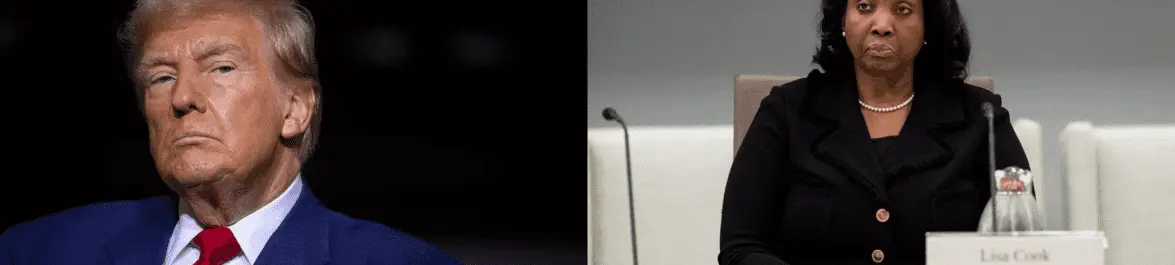 
          Trump Moves to Remove Federal Reserve Governor Lisa Cook
  