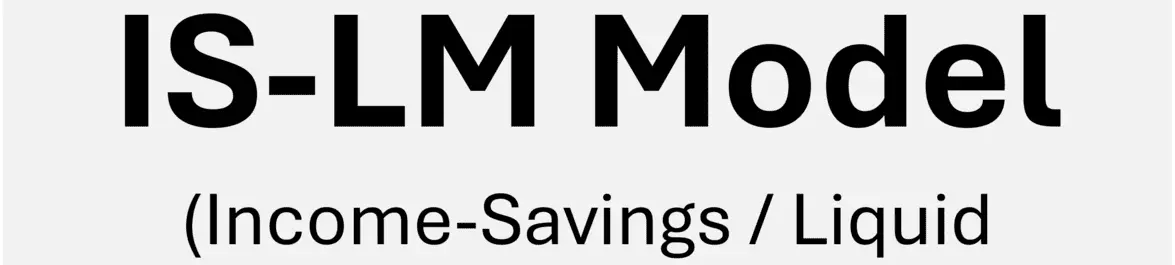 
          IS-LM Model (Investment-Savings / Liquidity preference - Money supply)
  