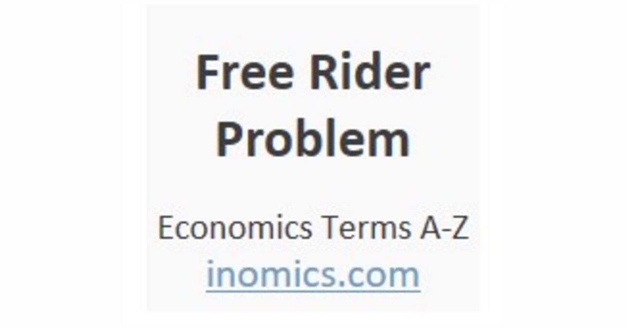 Free Rider Problem | INOMICS